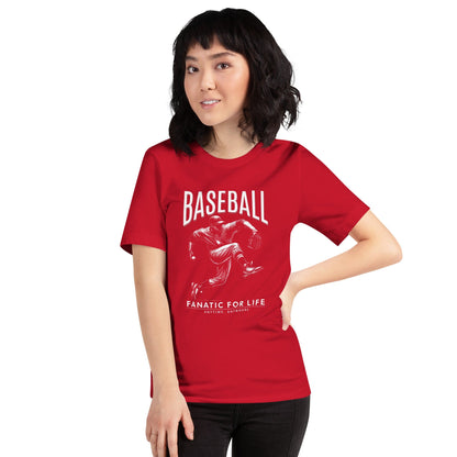 OMTHREAD Baseball Fanatic for Life Nostalgic Pitcher Tee