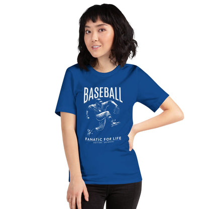 OMTHREAD Baseball Fanatic for Life Nostalgic Pitcher Tee