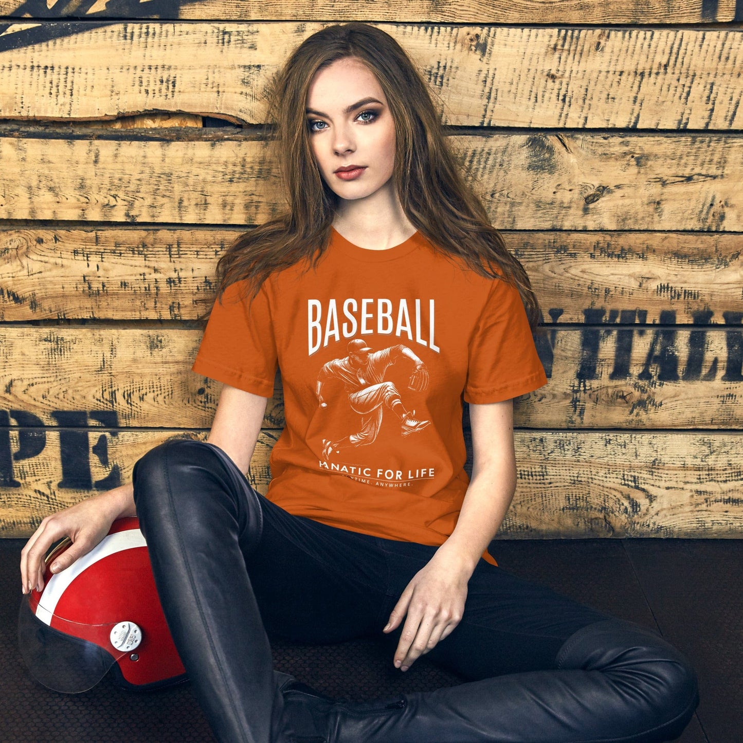 OMTHREAD Baseball Fanatic for Life Nostalgic Pitcher Tee