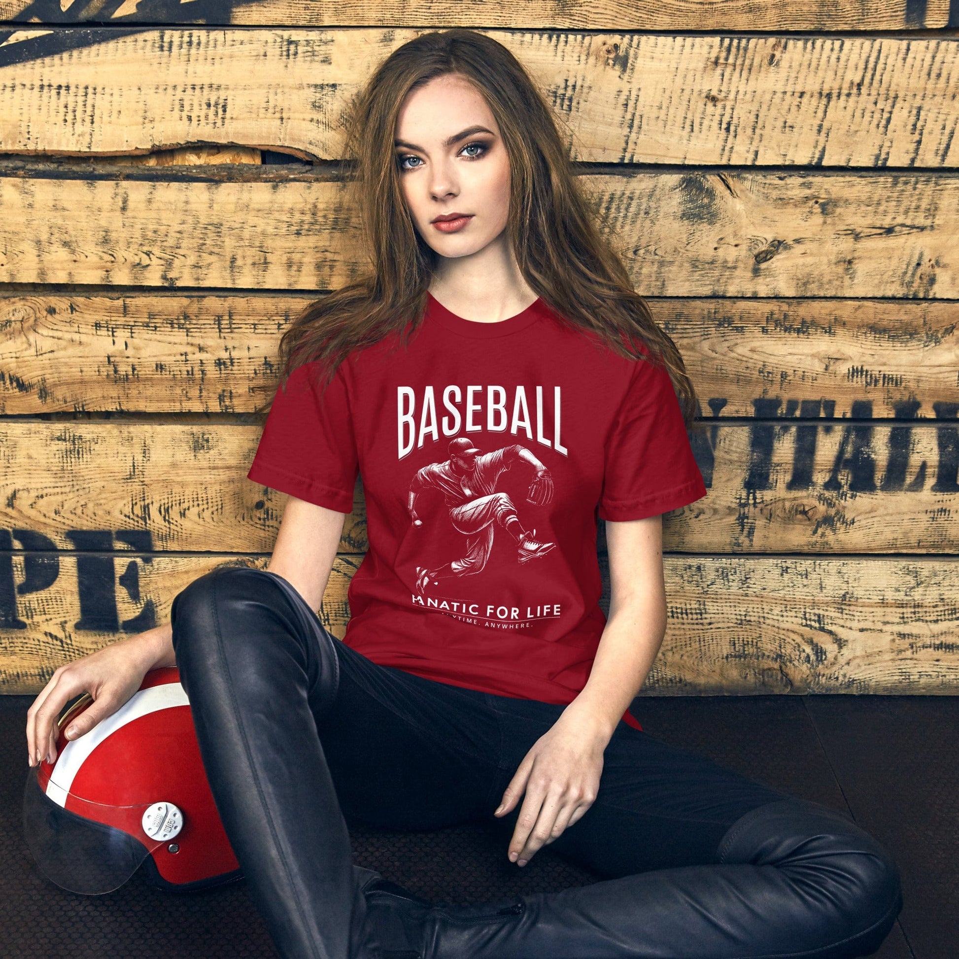 OMTHREAD Baseball Fanatic for Life Nostalgic Pitcher Tee