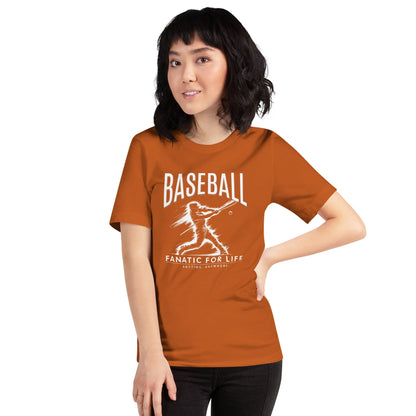 OMTHREAD Baseball Fanatic for Life Nostalgic Tee