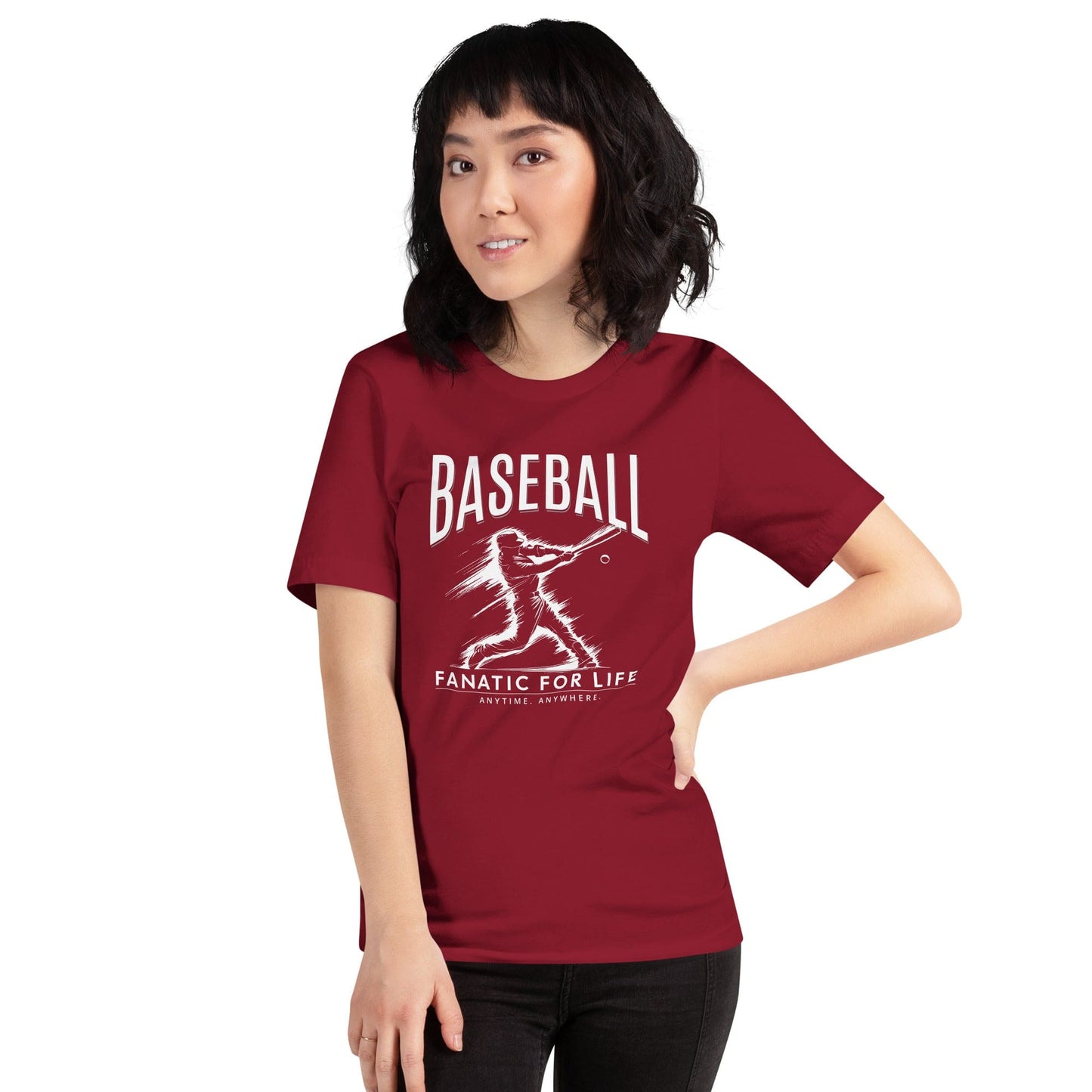 OMTHREAD Baseball Fanatic for Life Nostalgic Tee