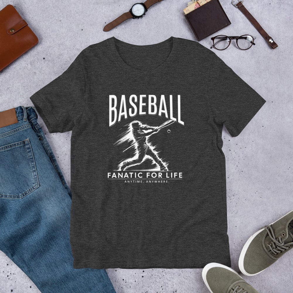 OMTHREAD Baseball Fanatic for Life Nostalgic Tee