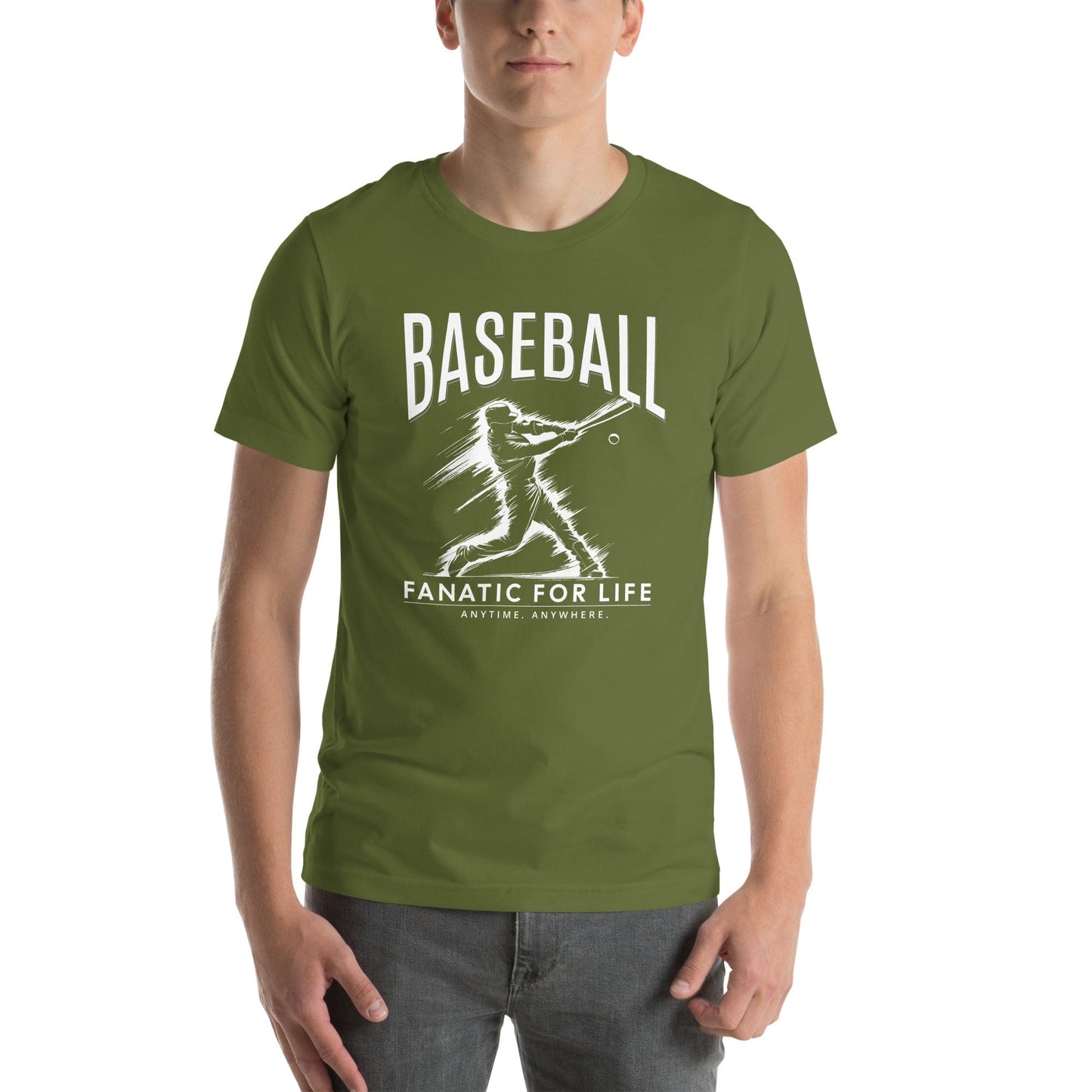 OMTHREAD Baseball Fanatic for Life Nostalgic Tee