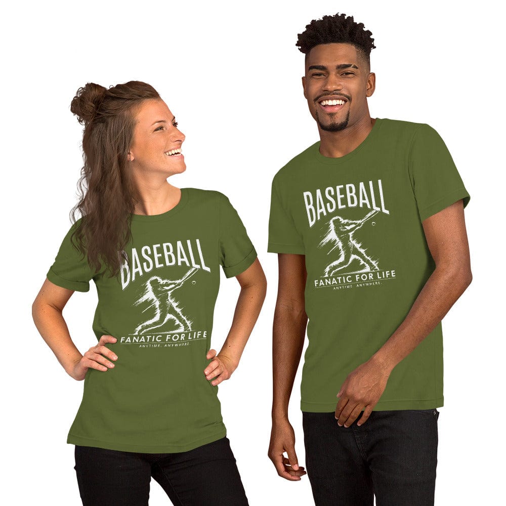 OMTHREAD Baseball Fanatic for Life Nostalgic Tee