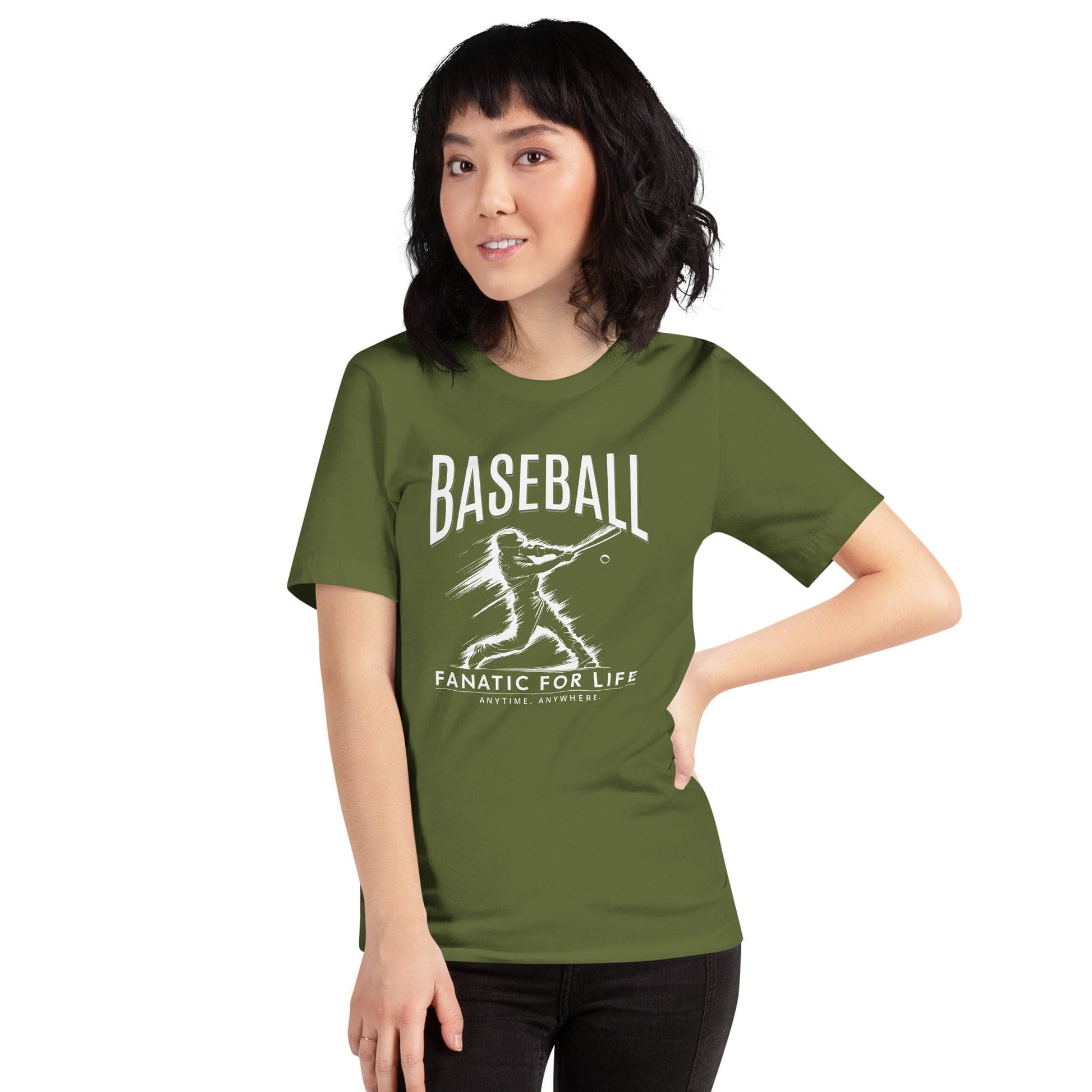 OMTHREAD Baseball Fanatic for Life Nostalgic Tee