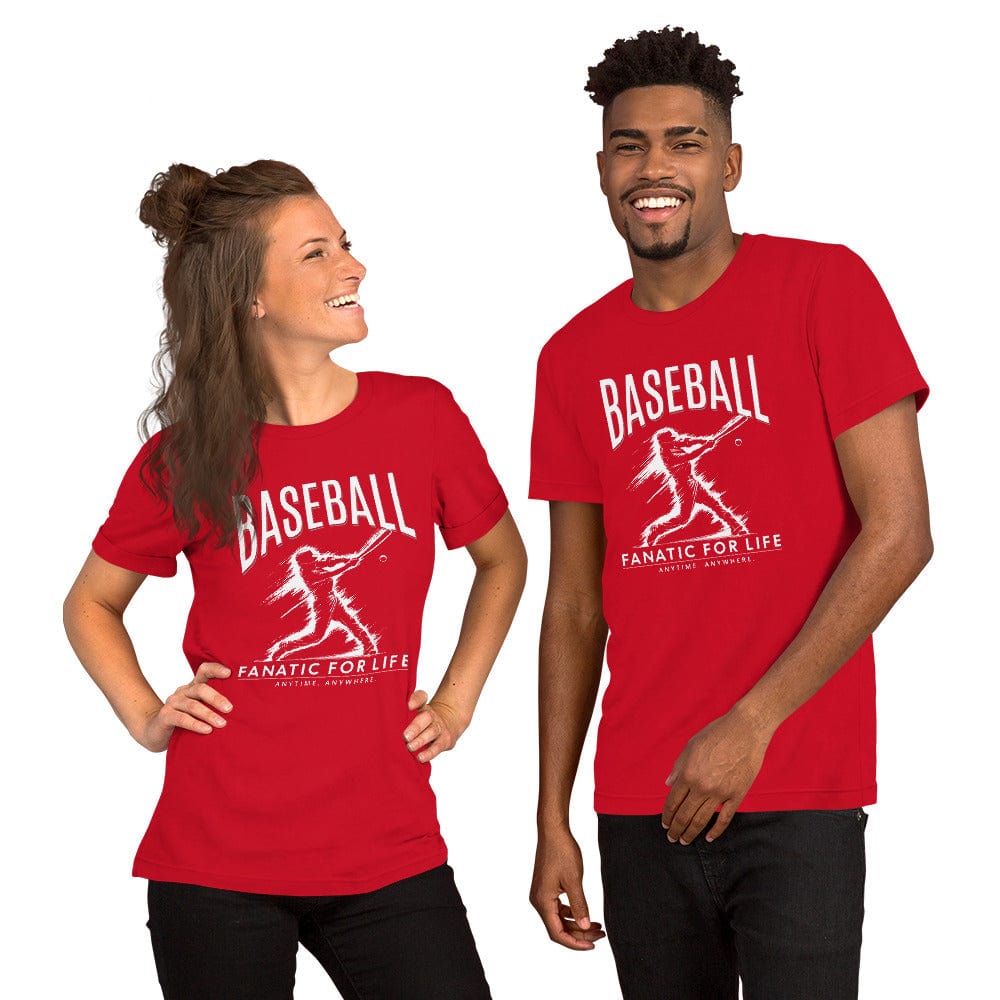 OMTHREAD Baseball Fanatic for Life Nostalgic Tee