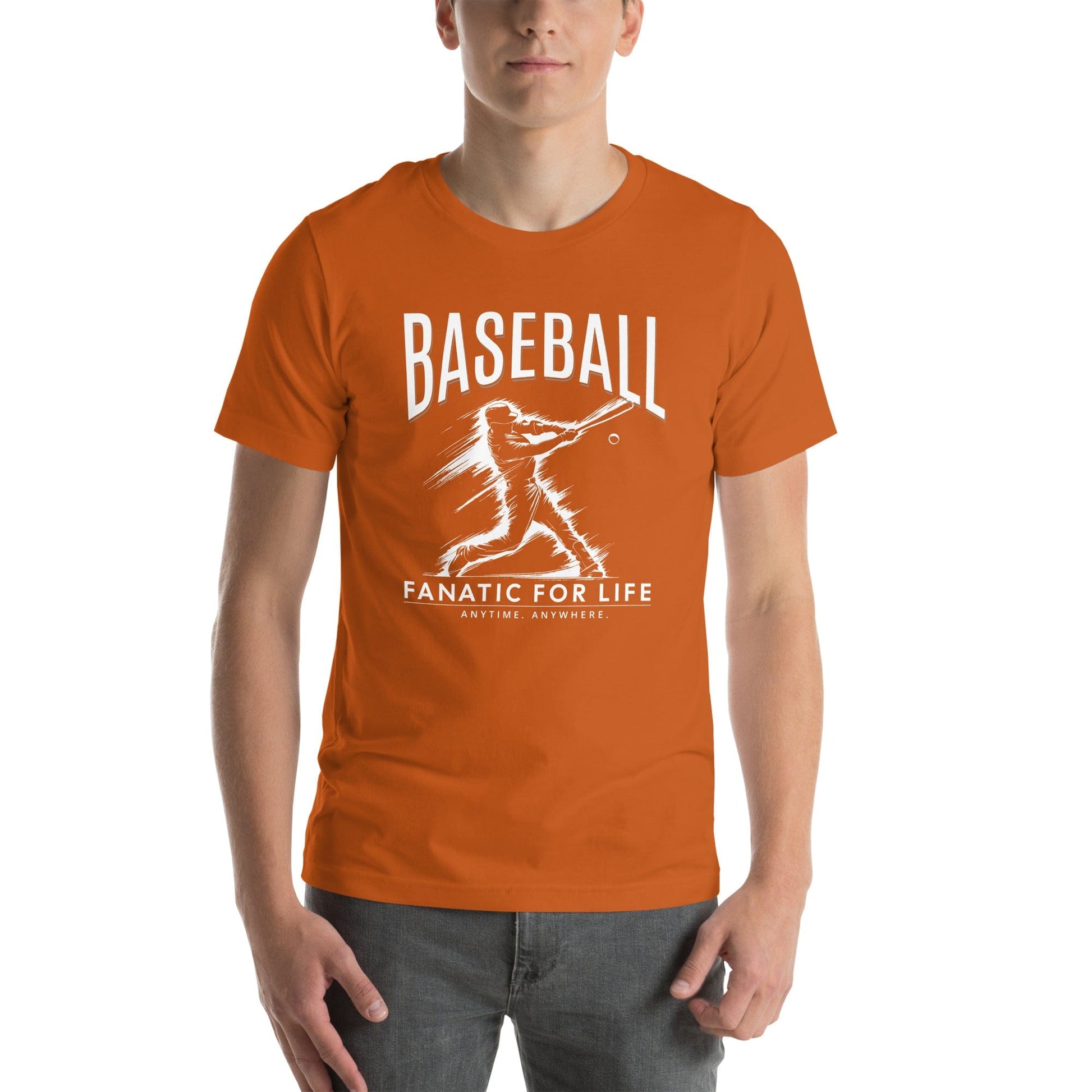 OMTHREAD Baseball Fanatic for Life Nostalgic Tee