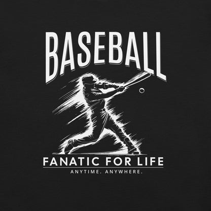 OMTHREAD Baseball Fanatic for Life Nostalgic Tee