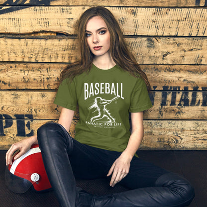 OMTHREAD Baseball Fanatic for Life Nostalgic Tee