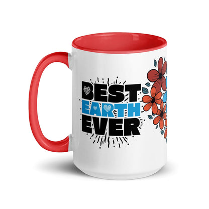 OMTHREAD Best Earth Ever - Mug with Color Inside