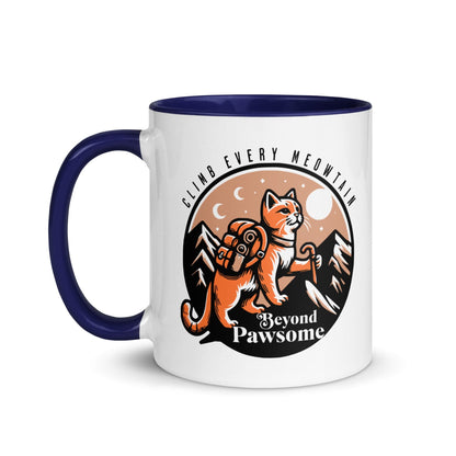 OMTHREAD Beyond Pawsome Adventure Kitty - Mug with Color Inside