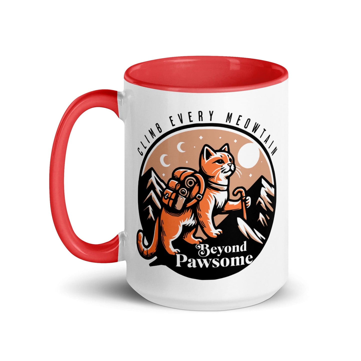 OMTHREAD Beyond Pawsome Adventure Kitty - Mug with Color Inside