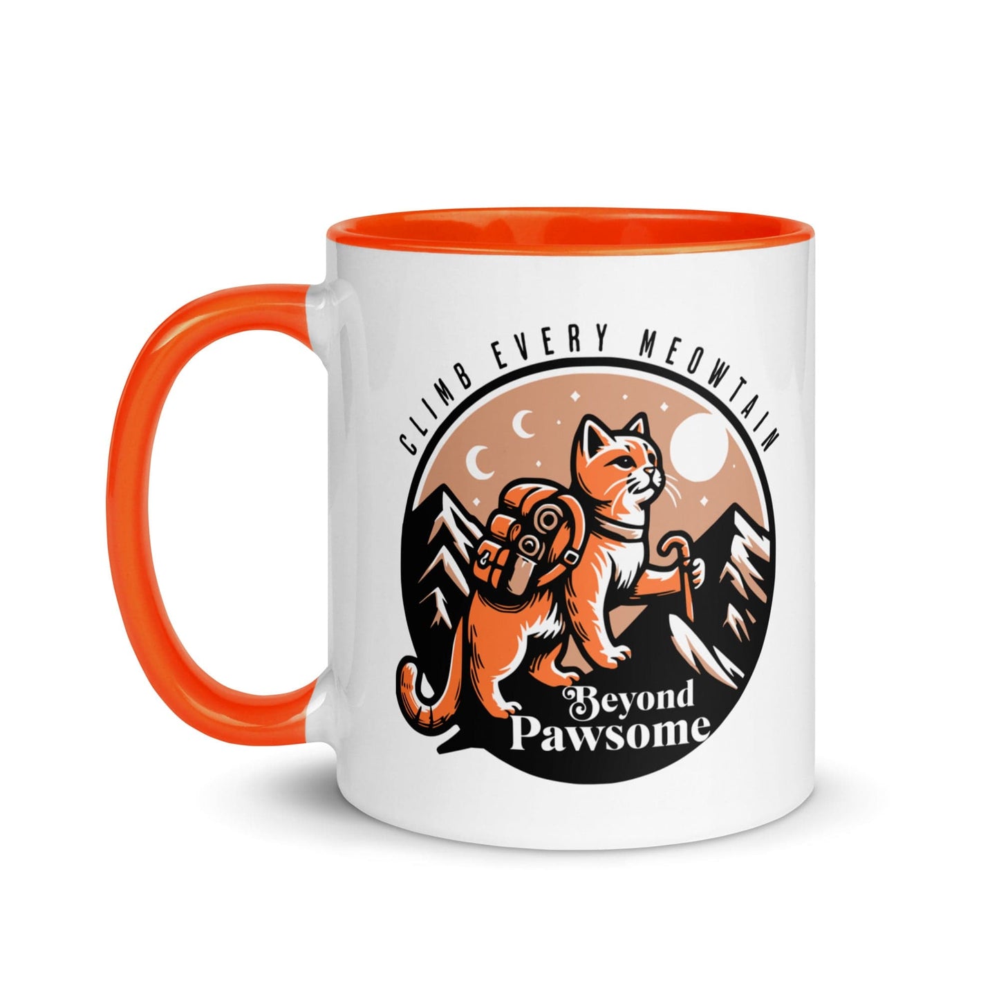 OMTHREAD Beyond Pawsome Adventure Kitty - Mug with Color Inside