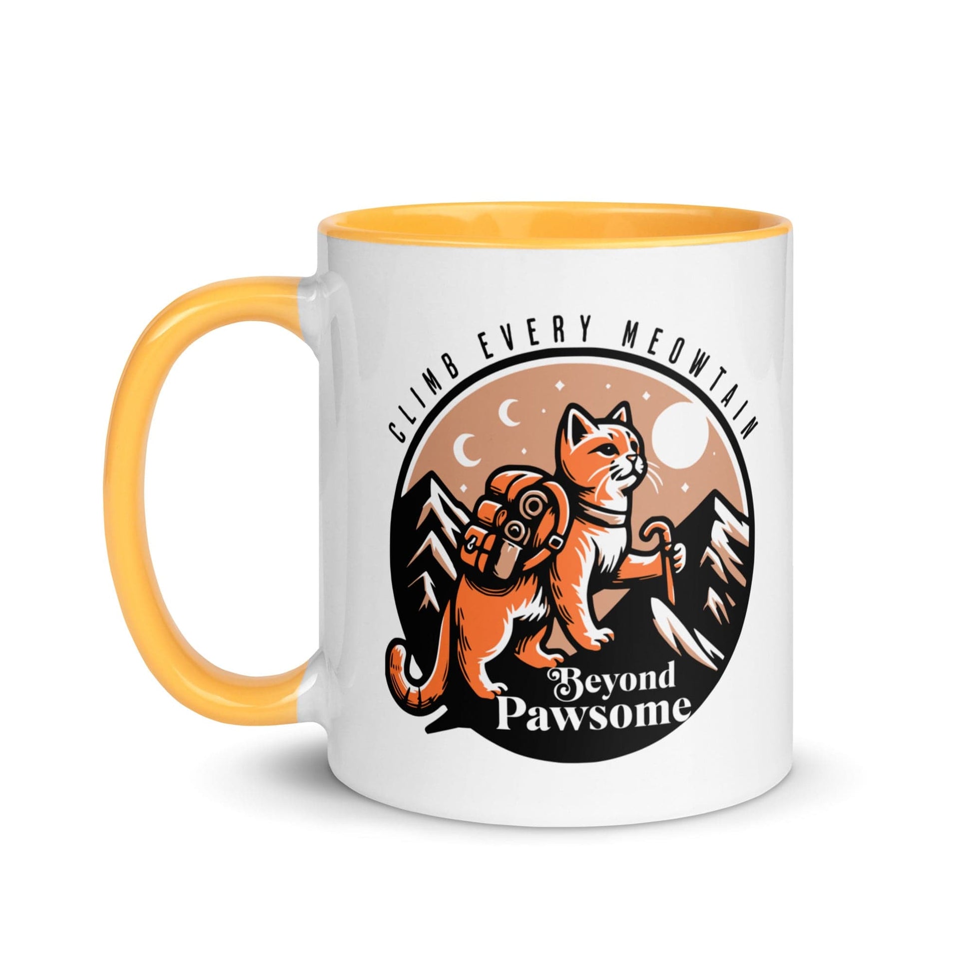 OMTHREAD Beyond Pawsome Adventure Kitty - Mug with Color Inside