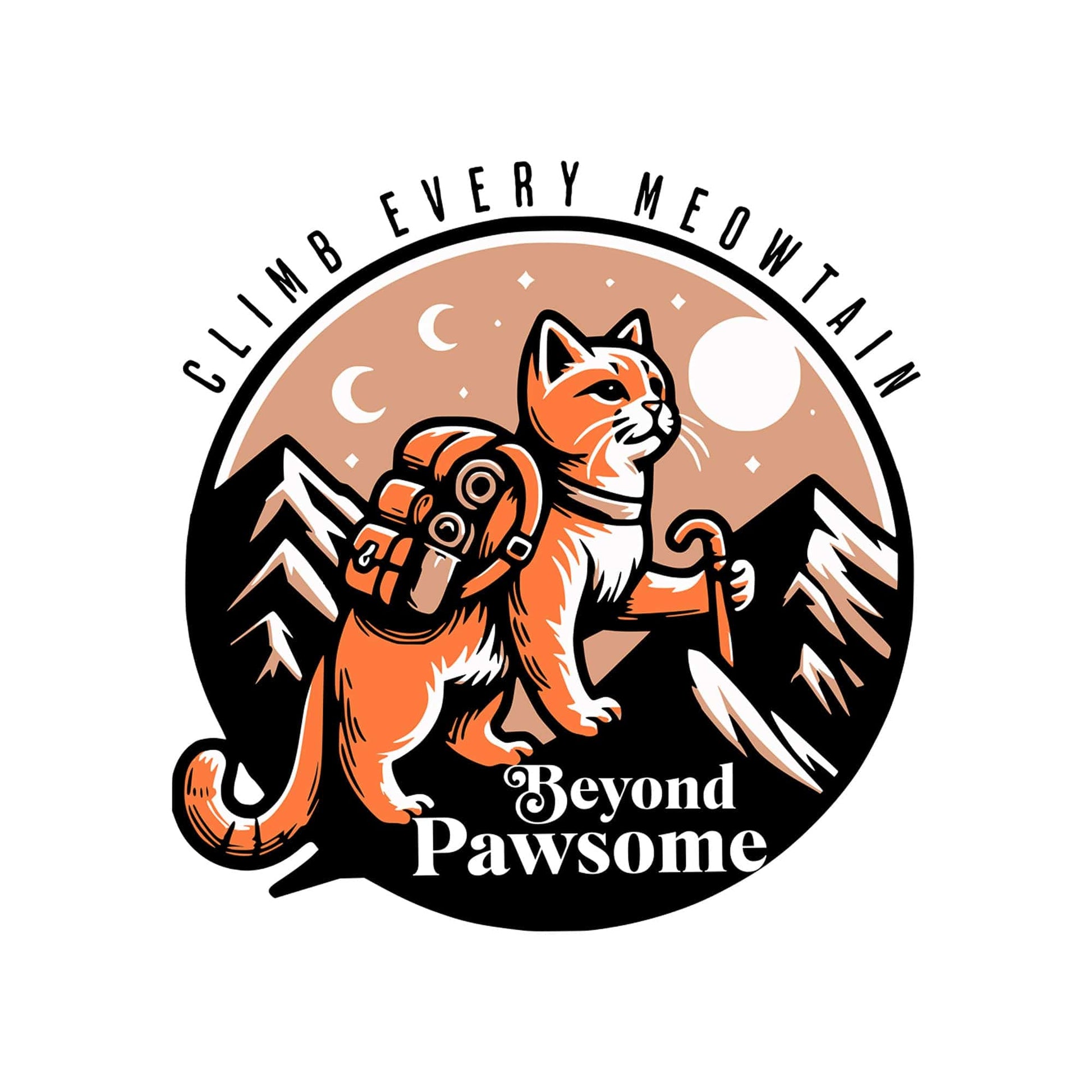 OMTHREAD Beyond Pawsome Adventure Kitty - Mug with Color Inside