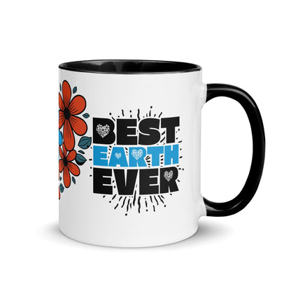 OMTHREAD Black / 11 oz Best Earth Ever - Mug with Color Inside