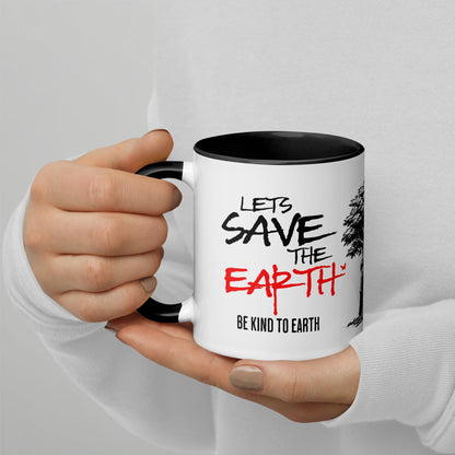 OMTHREAD Black / 11 oz Everyday is Earth Day - Mug with Color Inside