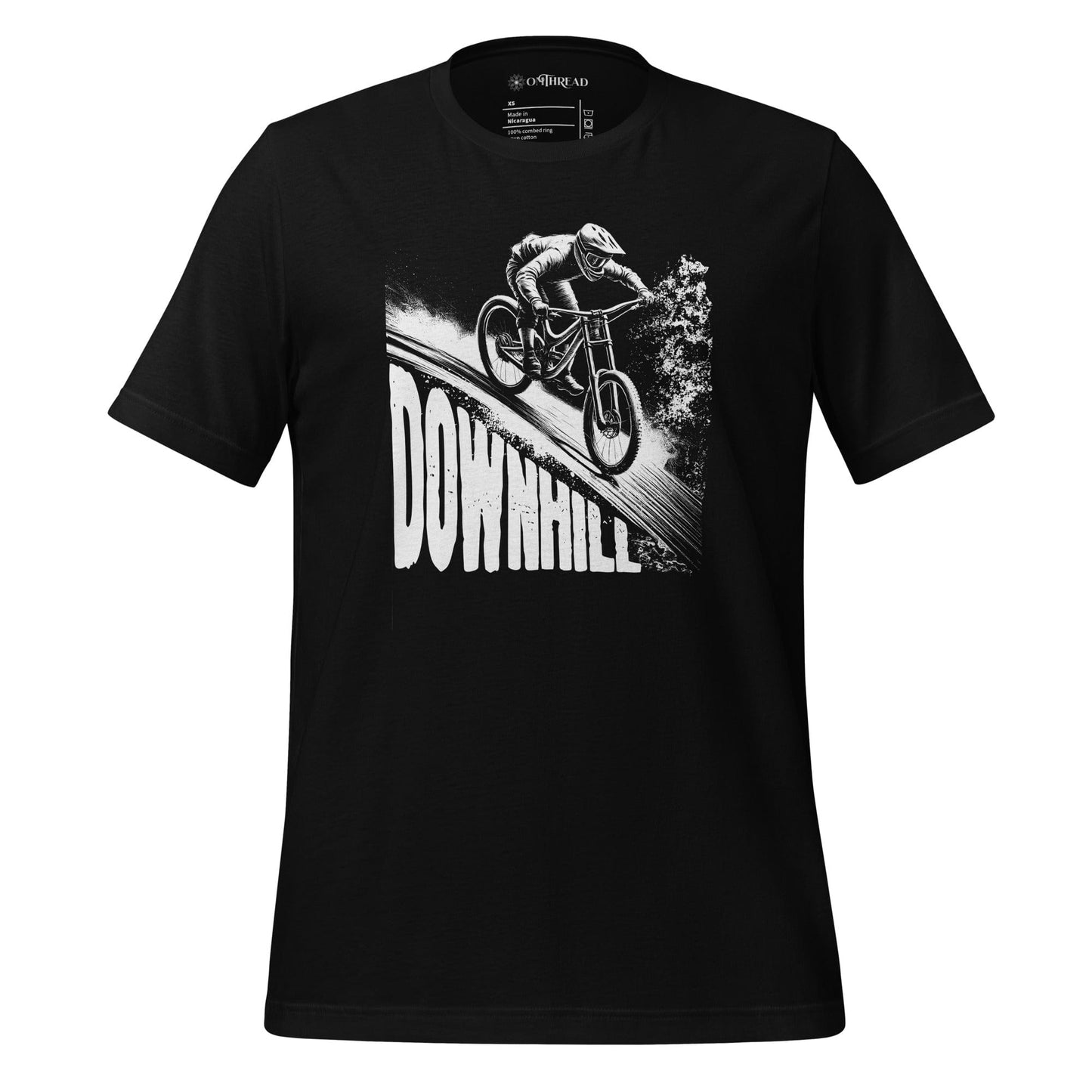 OMTHREAD Black / S Downhill Thrill - Extreme Biking Tee