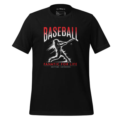 OMTHREAD Black / XS Baseball Fanatic for Life Tee