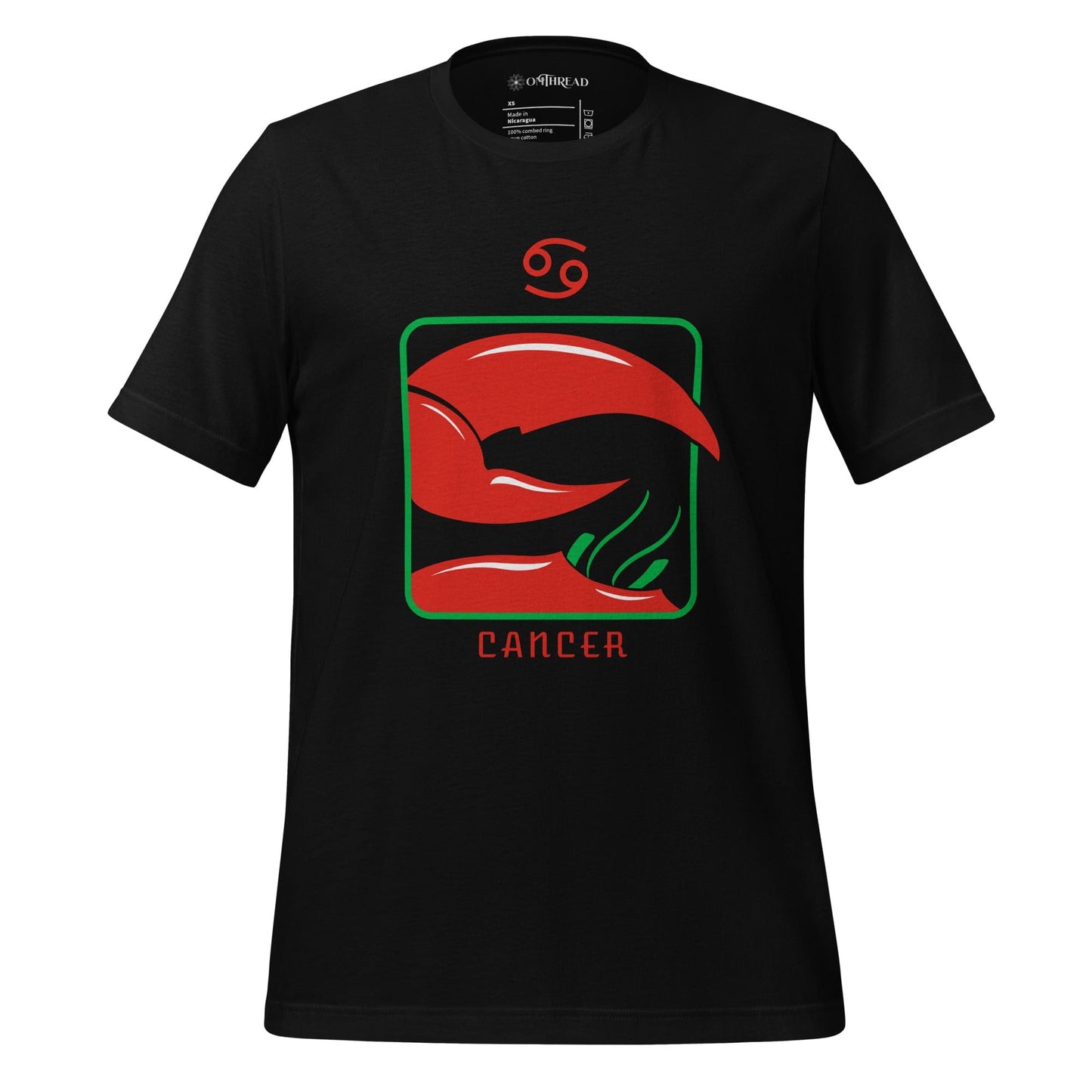 OMTHREAD Black / XS Cancer Zodiac Tee