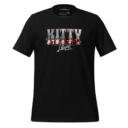 OMTHREAD Black / XS Cute Cat Lover Shirt Kitty Lover Cat Graphic Tee