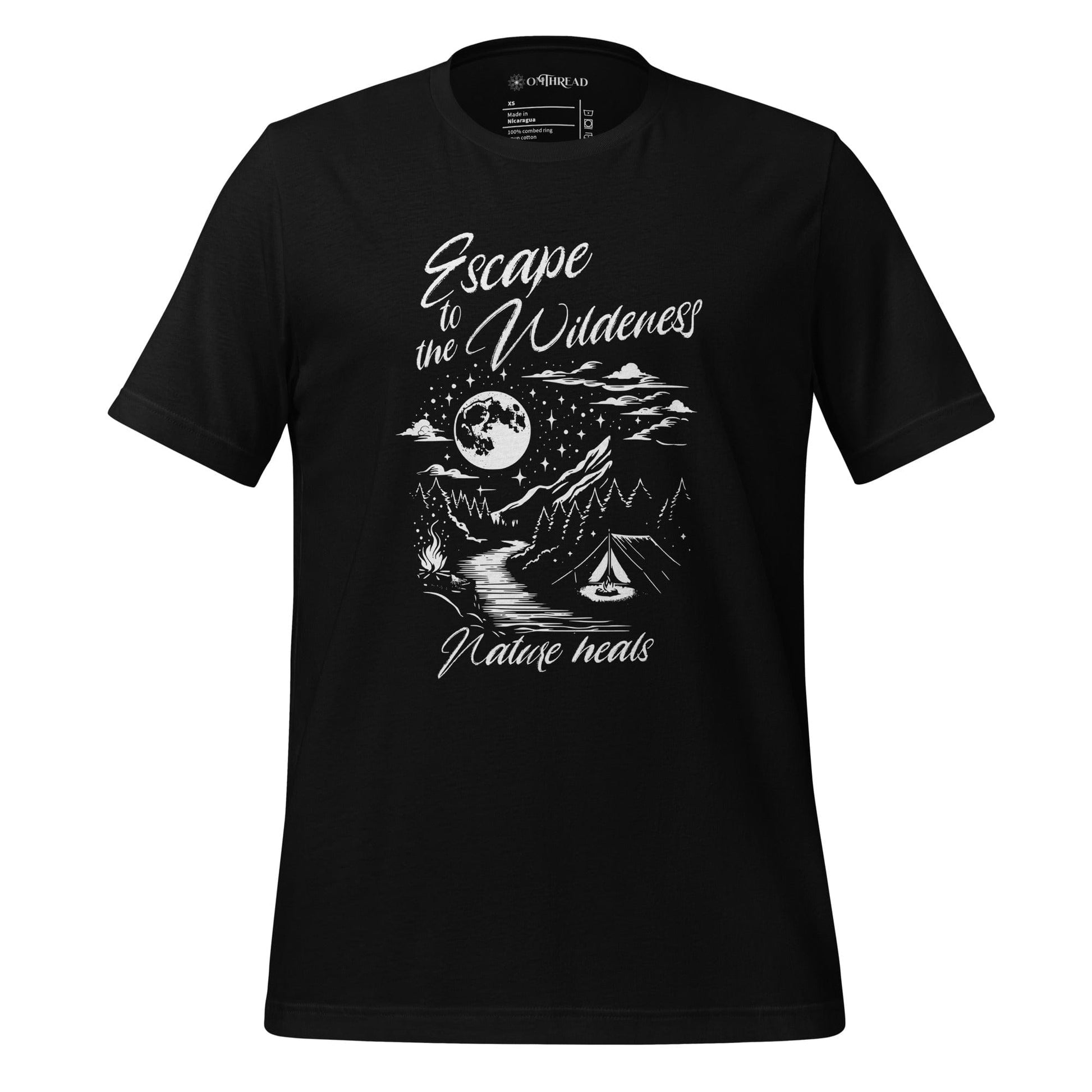 OMTHREAD Black / XS Escape to the Wilderness Adventure Tee