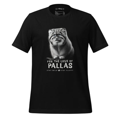 OMTHREAD Black / XS For the Love of Pallas, Stay Wild, Stay Fluffy | Otocolobus Manul  Tee