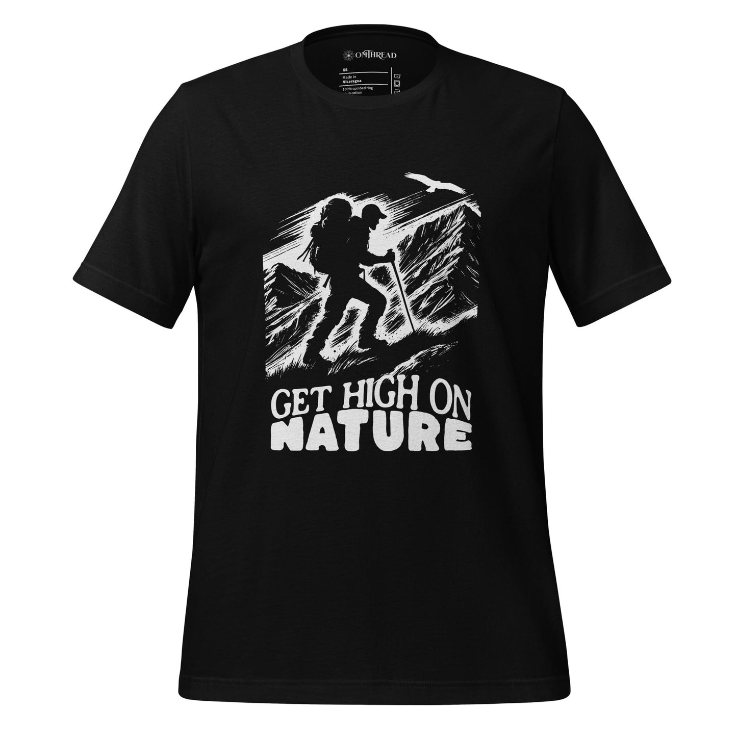 OMTHREAD Black / XS Get High on Nature Adventure Tee