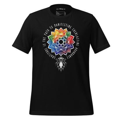 OMTHREAD Black / XS Gratitude is the Path to Abundance Yoga Tee