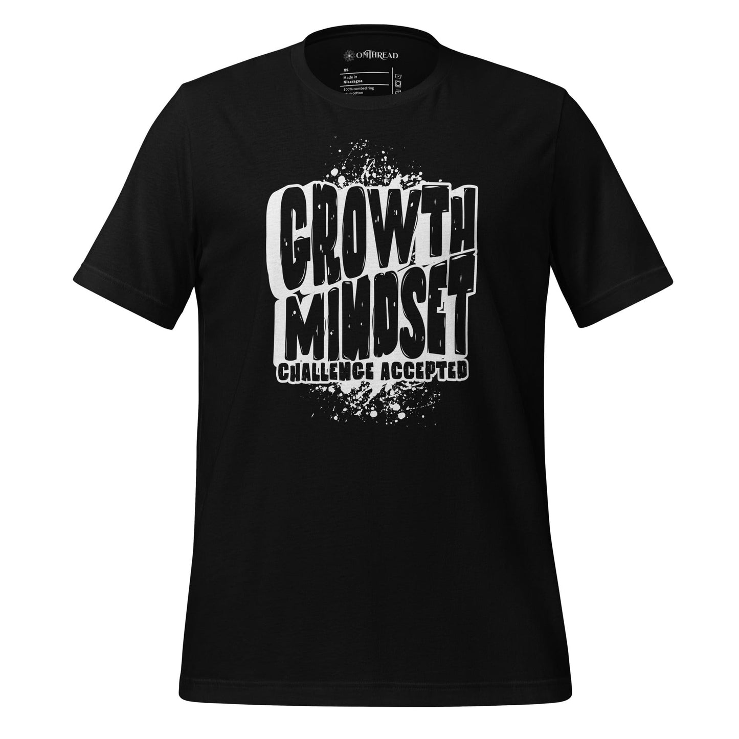 OMTHREAD Black / XS Growth Mindset, Challenge Accepted Tee