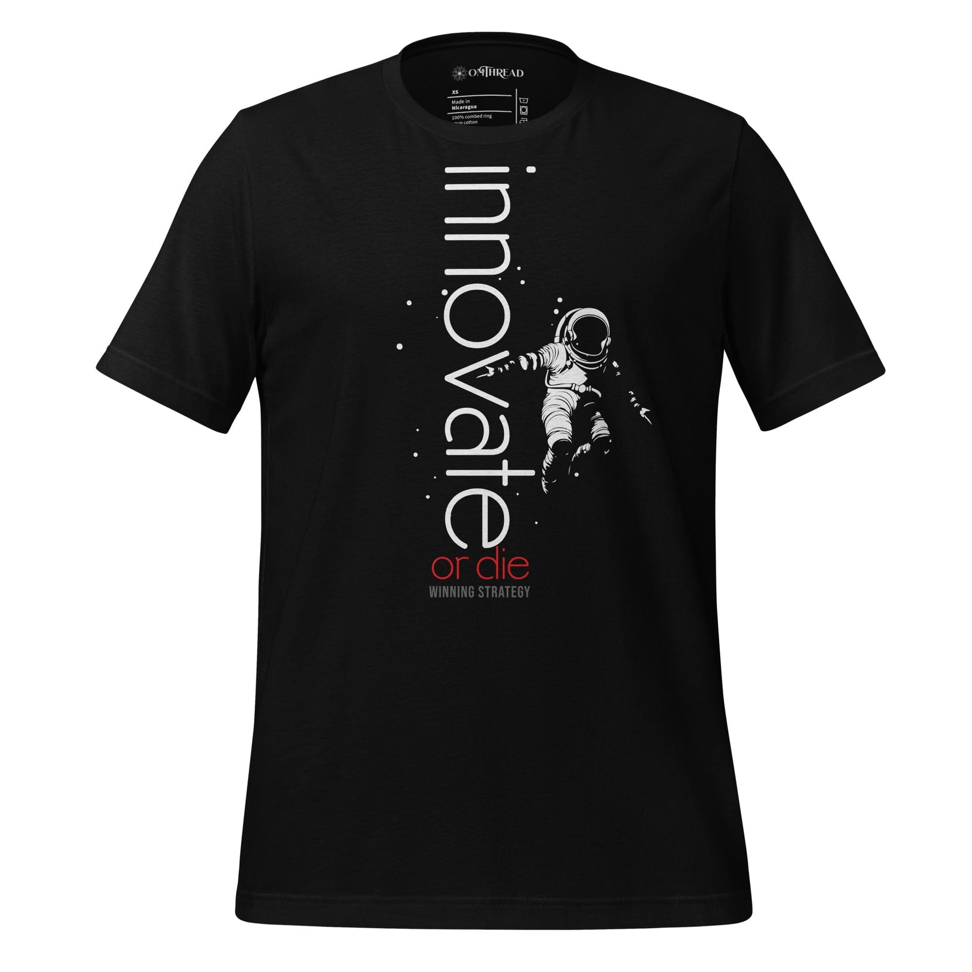 OMTHREAD Black / XS Innovate or Die Entrepreneur Motivational Tee