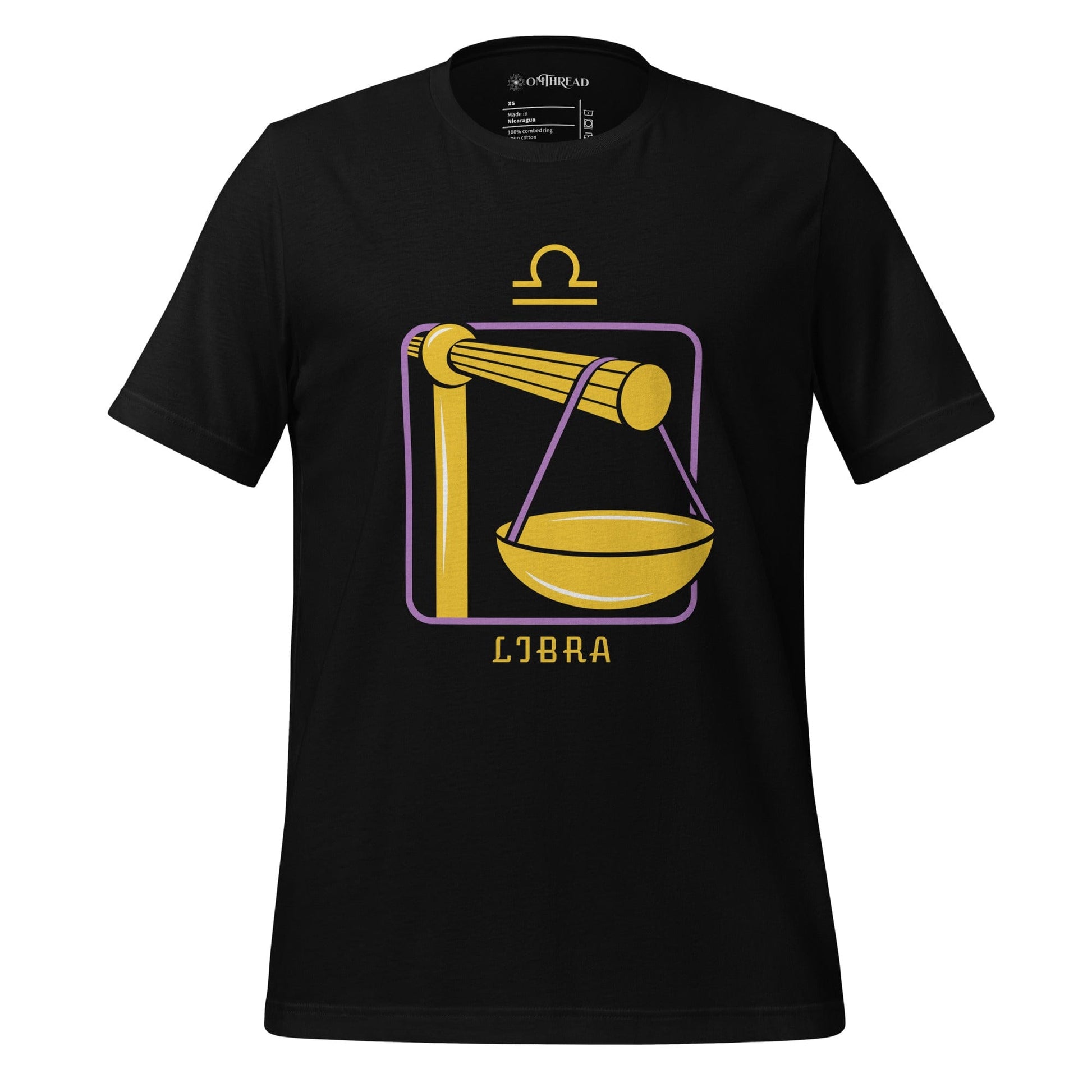 OMTHREAD Black / XS Libra Zodiac Tee