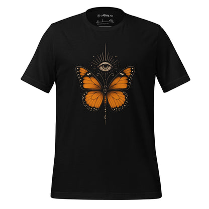 OMTHREAD Black / XS Mystical Monarch Butterfly Shirt with All Seeing Eye by OMThread