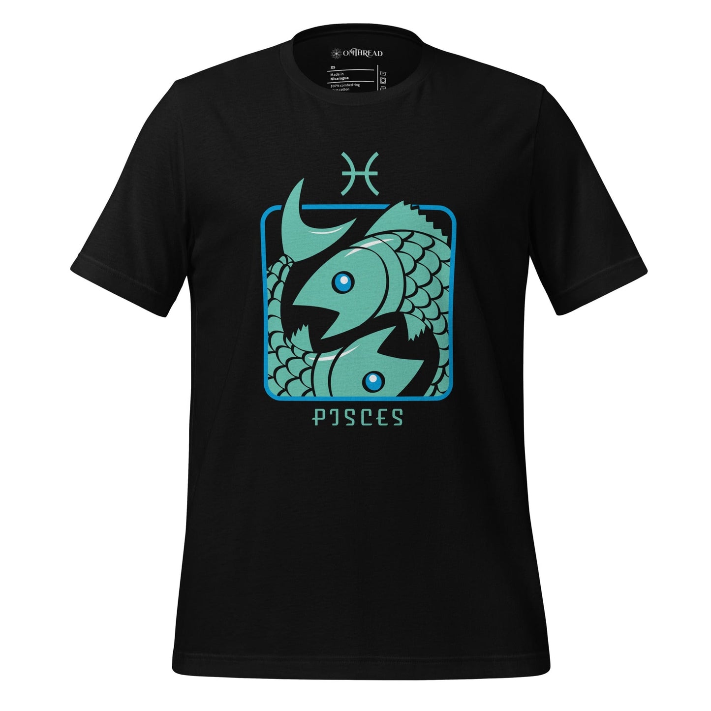 OMTHREAD Black / XS Pisces Zodiac Tee