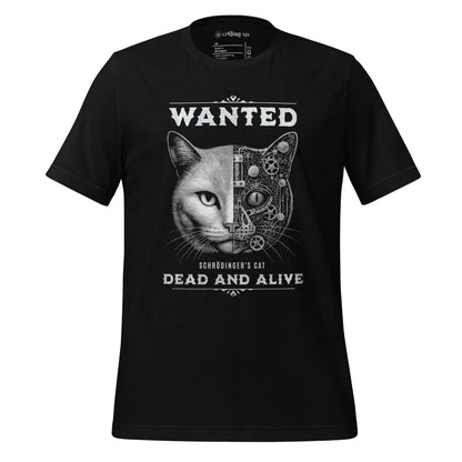 OMTHREAD Black / XS Schrodinger Cat Shirt Quantum Physics Retro Western