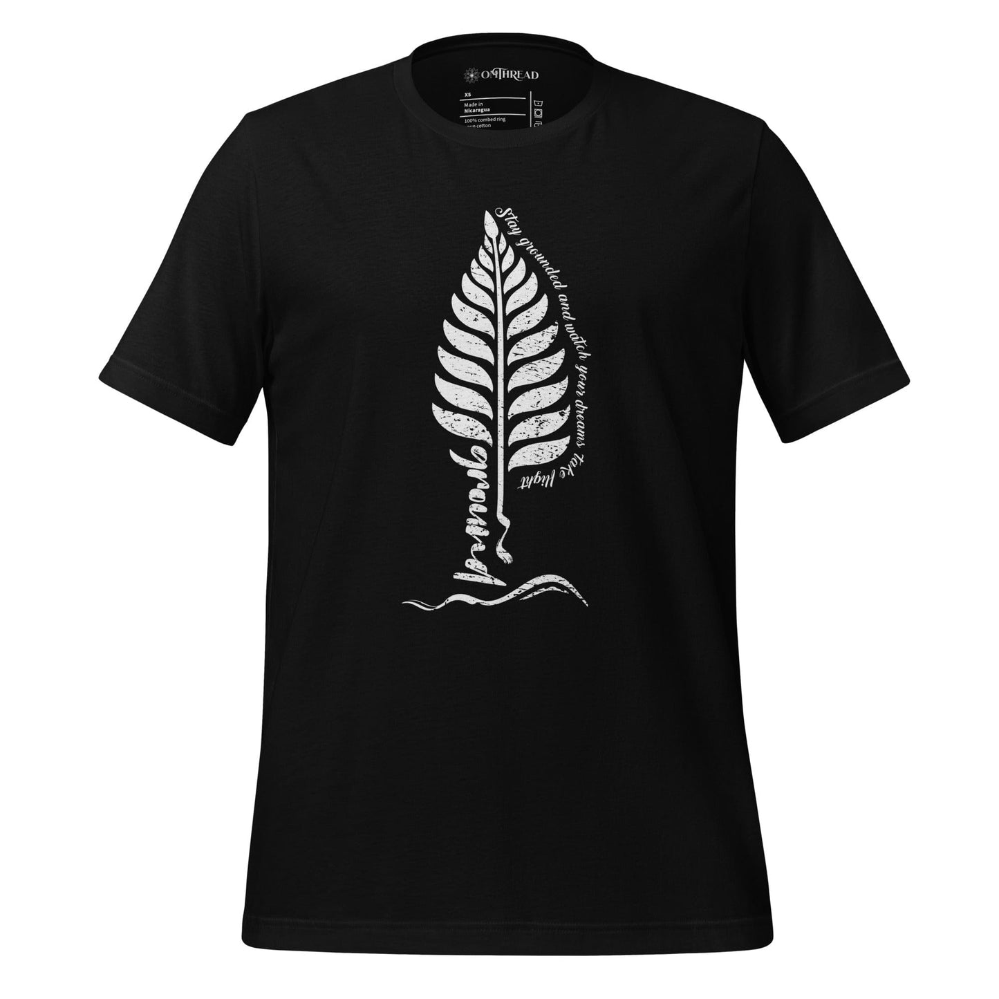 OMTHREAD Black / XS Stay Grounded and Let Your Dreams Take Flight Tee