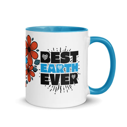 OMTHREAD Blue / 11 oz Best Earth Ever - Mug with Color Inside