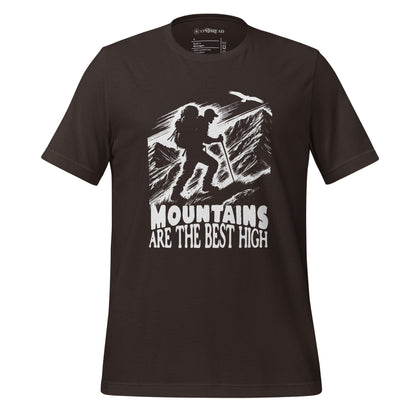 OMTHREAD Brown / S Mountains Are The Best High Adventure Tee