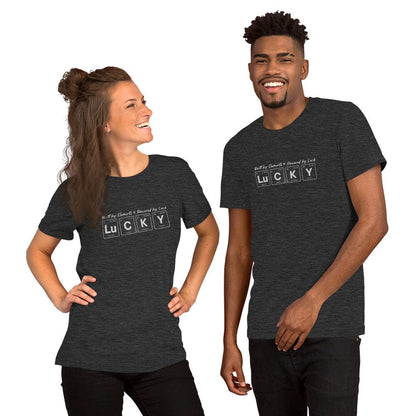 OMTHREAD Built by Elements Powered by Luck Tee | Chemistry Elements Shirt | Casual Science Shirt