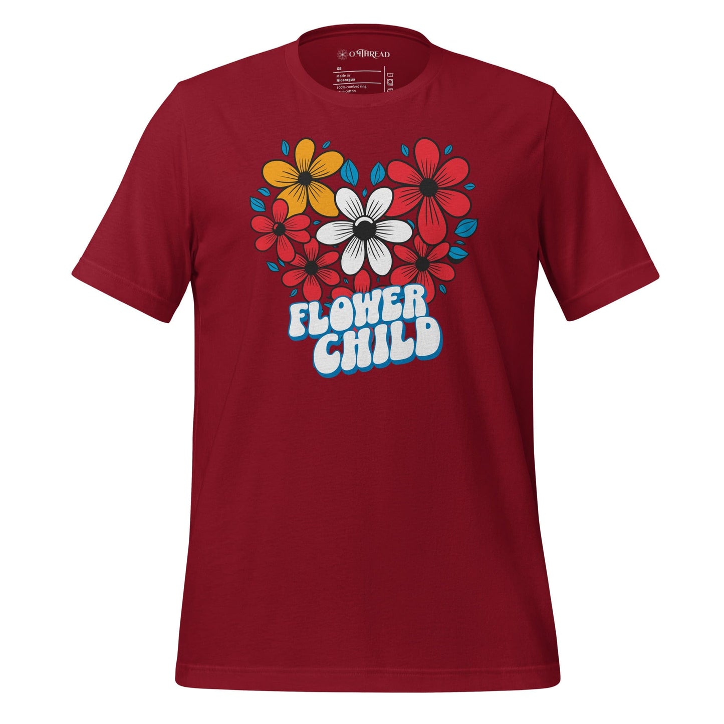 OMTHREAD Cardinal / XS Flower Child Nostalgic Tee