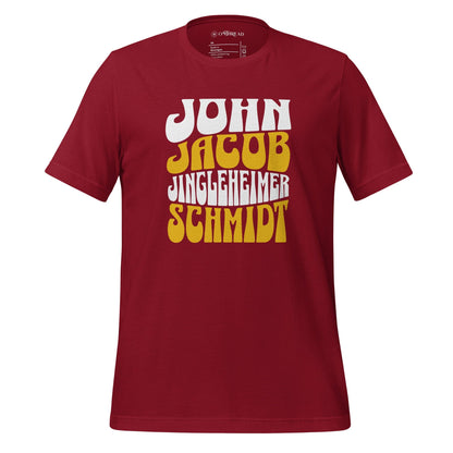 OMTHREAD Cardinal / XS John Jacob Jingleheimer Schmidt Nostalgic Tee