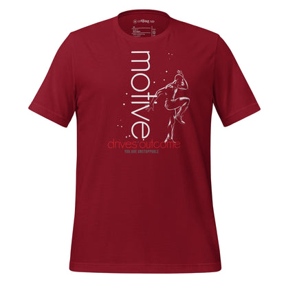 OMTHREAD Cardinal / XS Motive  Drives Outcome Motivation Tee