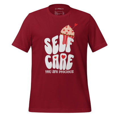 OMTHREAD Cardinal / XS Self Care, You are Precious Motivational Tee