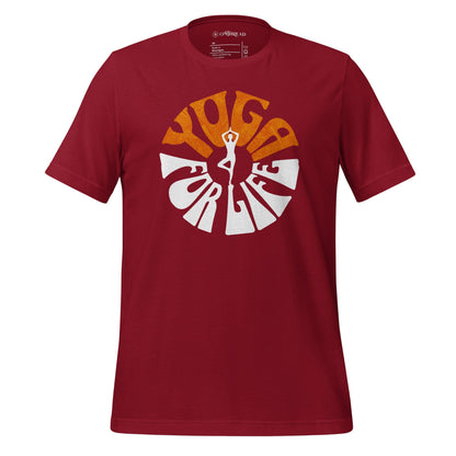 OMTHREAD Cardinal / XS Yoga for Life Balance and Harmony Tee