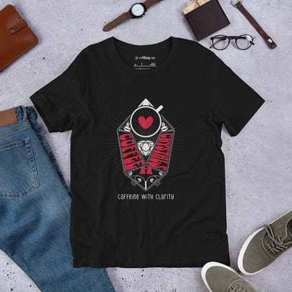 OMTHREAD Coffee and Crystals | Caffeine with Clarity Tee