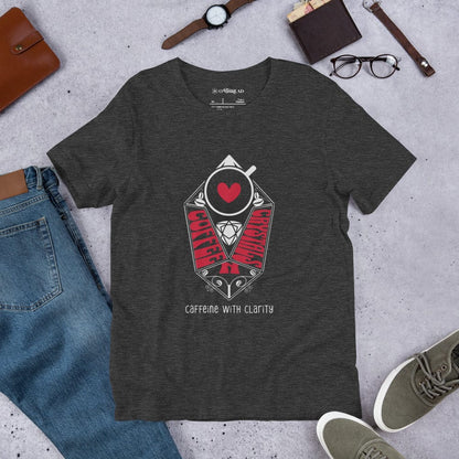 OMTHREAD Coffee and Crystals | Caffeine with Clarity Tee