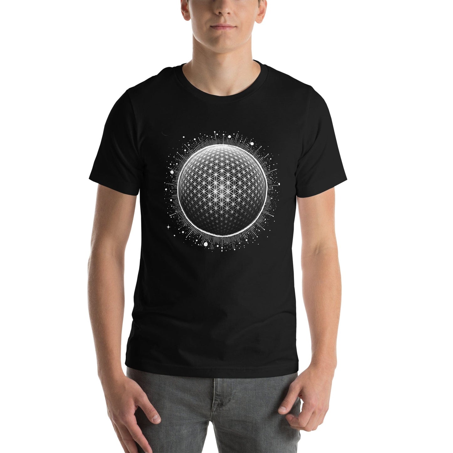 OMTHREAD Cosmic Geometry: The Universe's Blueprint Tee