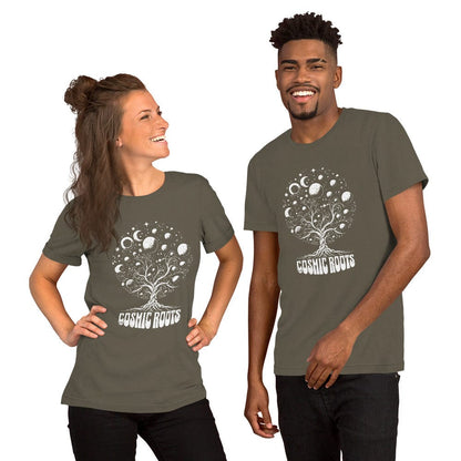 OMTHREAD Cosmic Roots Yoga Tee