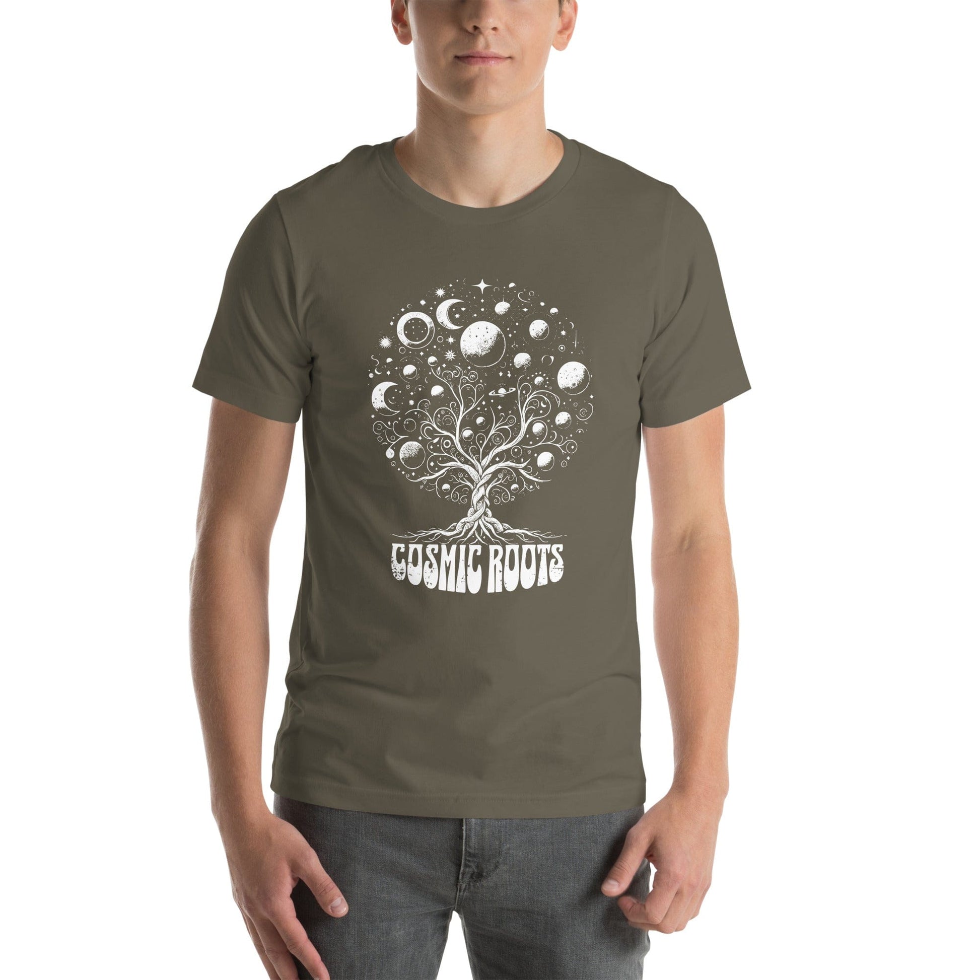 OMTHREAD Cosmic Roots Yoga Tee